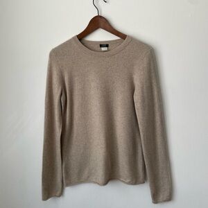 J. Crew Beige Cashmere Sweater